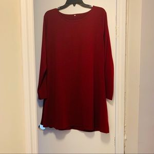 Maroon Dress